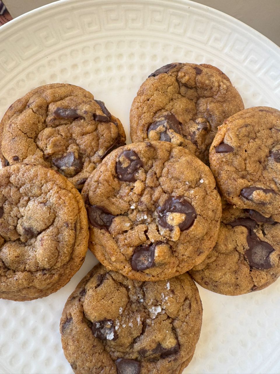 Brown butter chocolate chip cookies